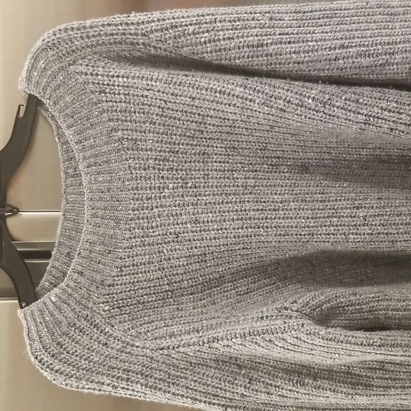 💕VINCE💕 Marled Knit Crew Neck Sweater Large Cozy Chic Wool Nylon Alpaca Blend - Picture 4 of 9